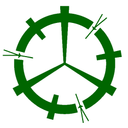 青森県三沢市政策調整課のロゴ